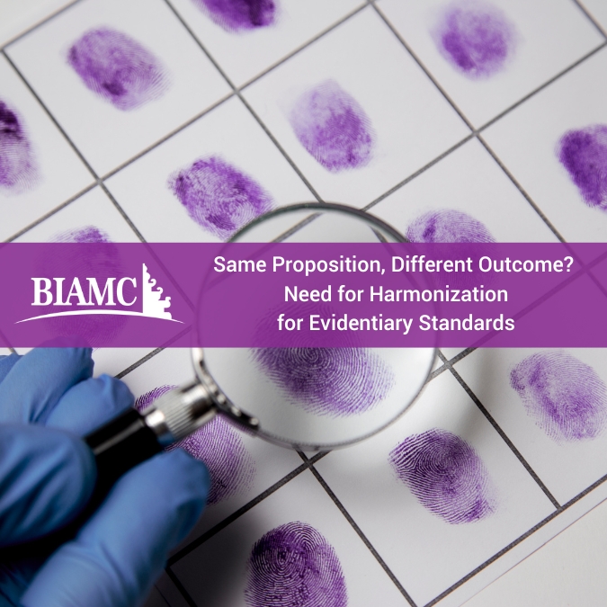 Same Proposition, Different Outcome? Need for Harmonization for Evidentiary Standards